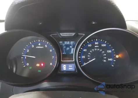 2014 Hyundai Veloster Turbo W/Black из США, поврежденный, VIN KMHTC6AEXEU183517